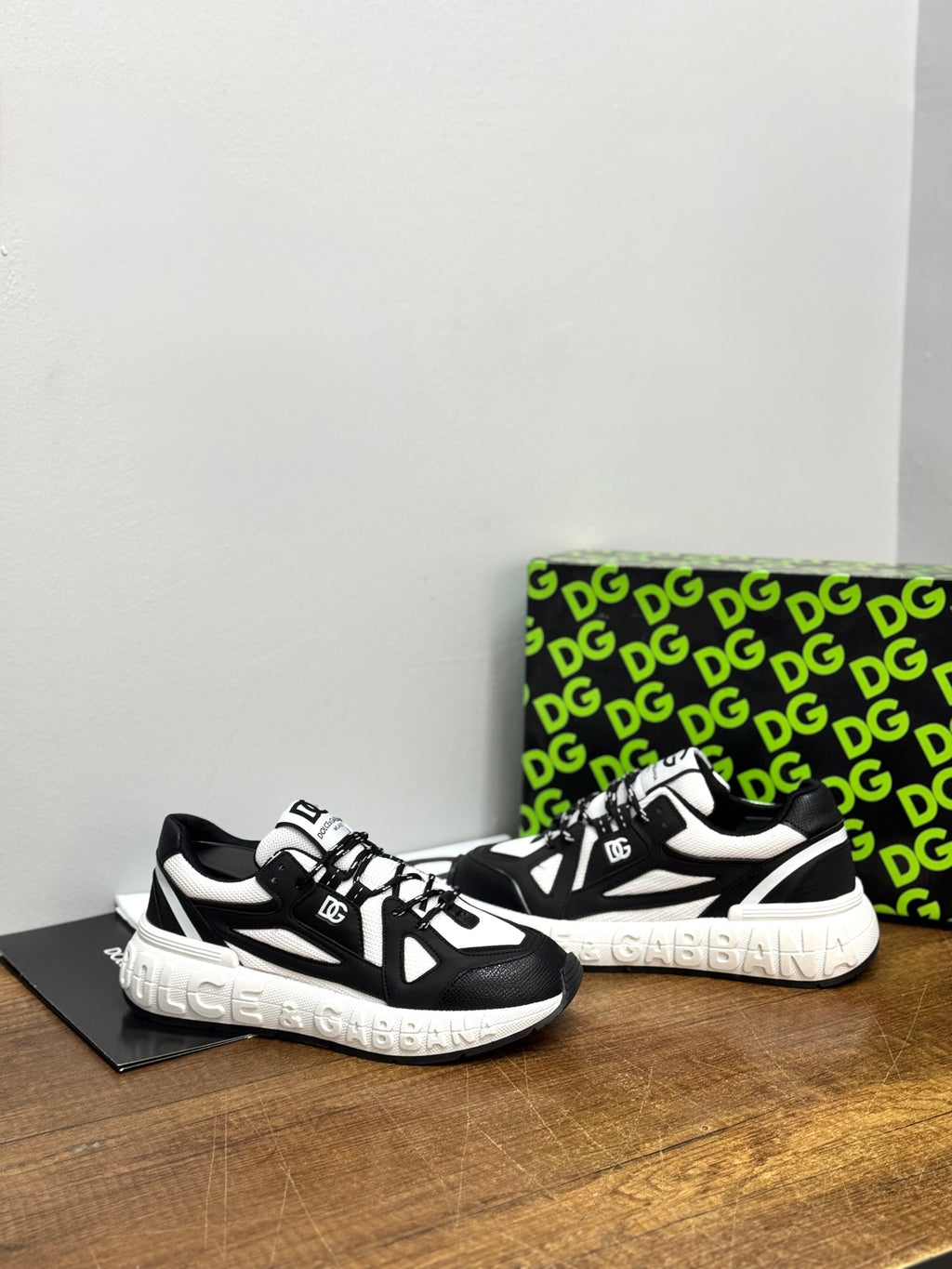 Dolce & Gabbana Erkek Sneaker – Siyah/Beyaz 02 MÇ
