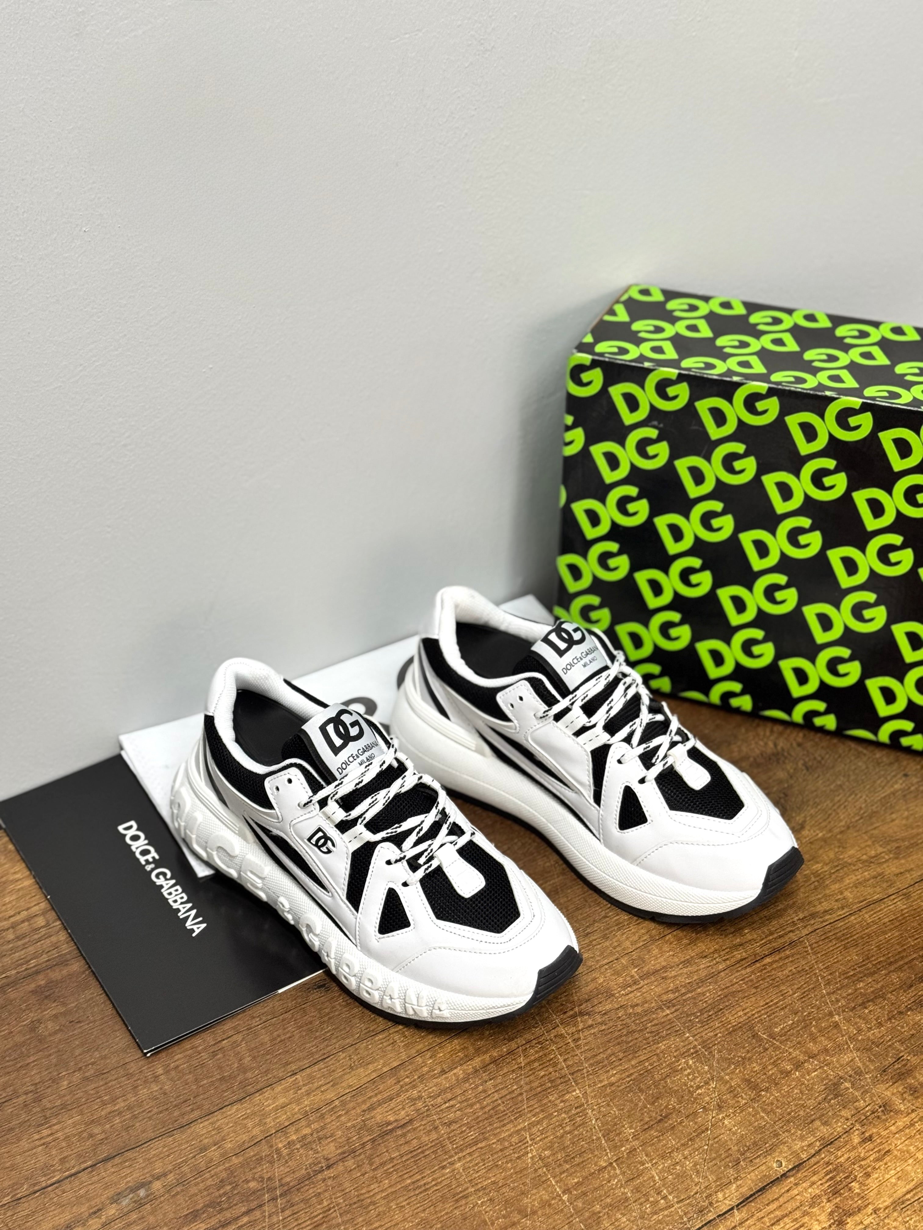 Dolce & Gabbana Erkek Sneaker – Beyaz/Siyah MÇ