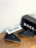Tam Siyah Mat Boss Erkek Sneaker TN