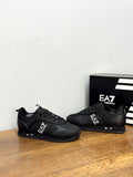 EA7 Erkek Sneaker – Siyah Gümüş Siyah