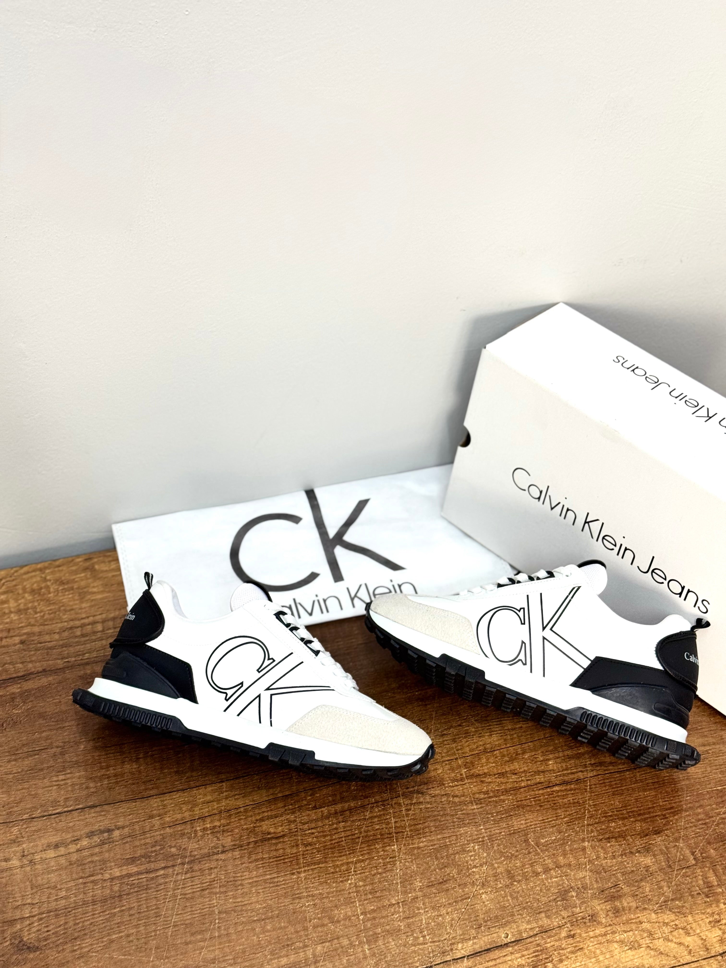 Calvin Klein Erkek Sneaker – Beyaz