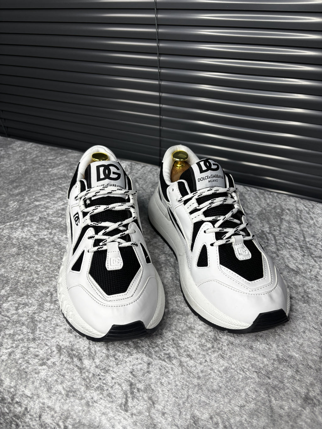 Dolce & Gabbana Erkek Sneaker – Beyaz/Siyah MÇ