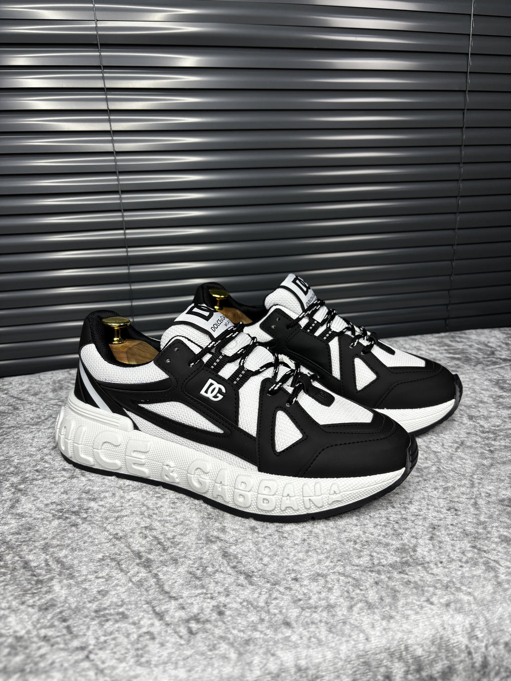 Dolce & Gabbana Erkek Sneaker – Siyah/Beyaz 02 MÇ