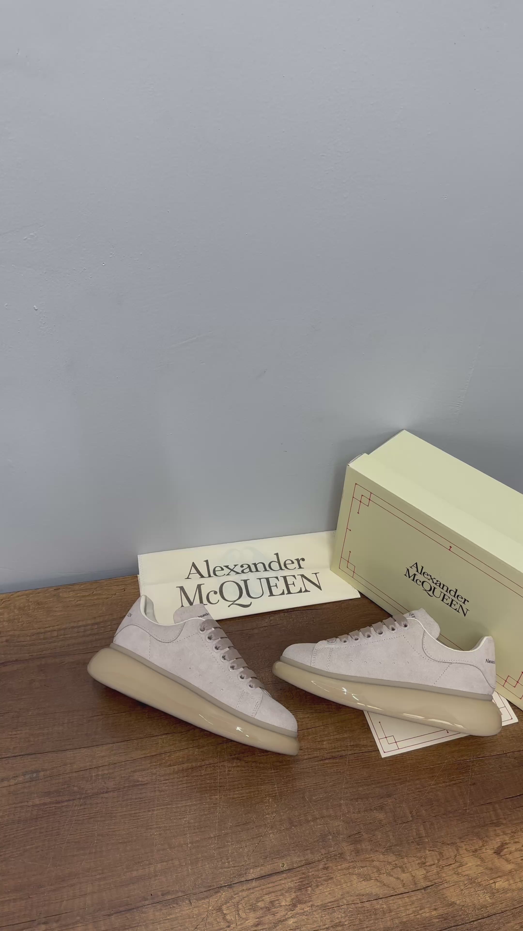 Alex McQ 01 bej süet jel taban ayakkabı