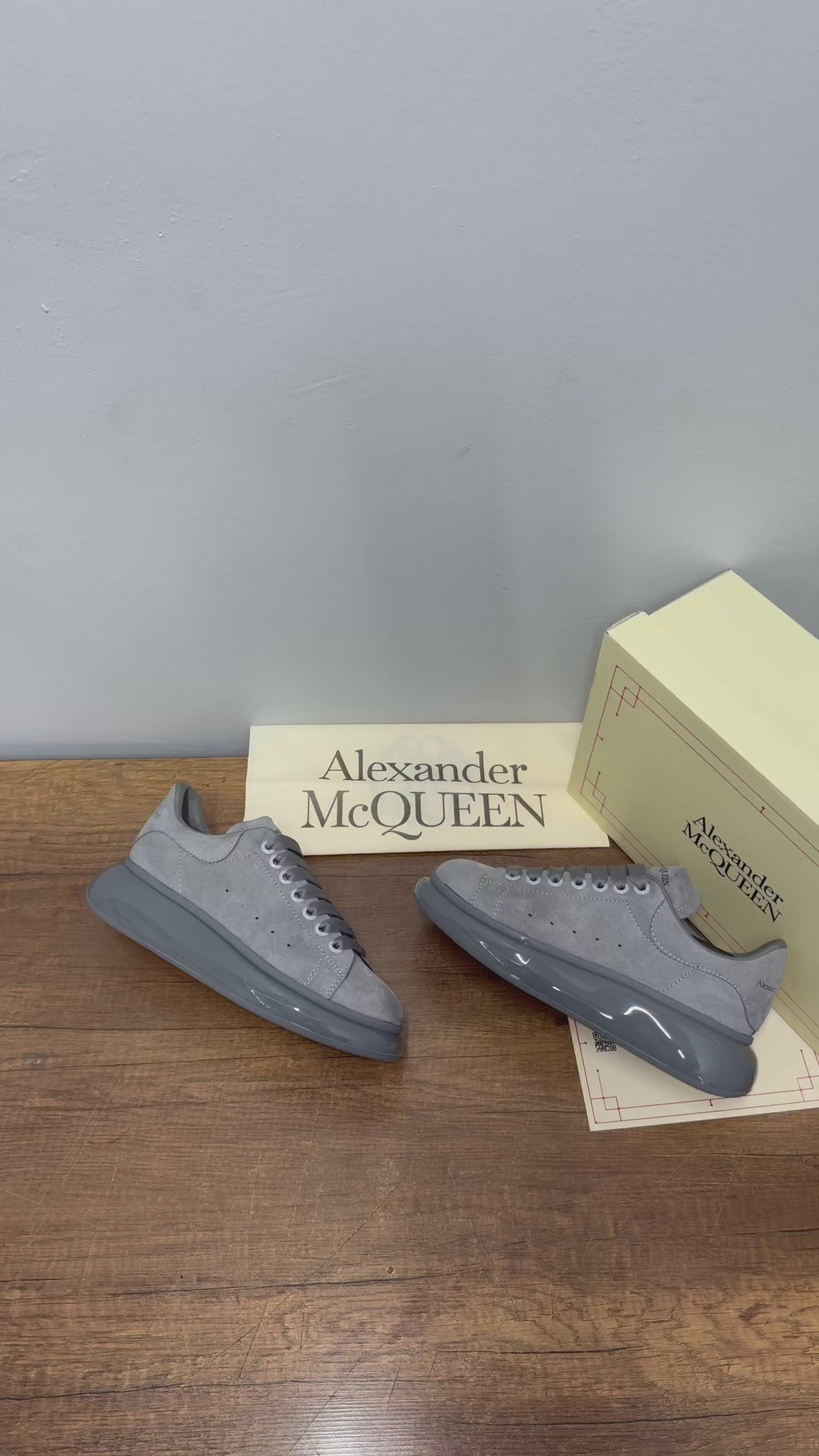 Alex McQ 01 füme süet jel taban ayakkabı