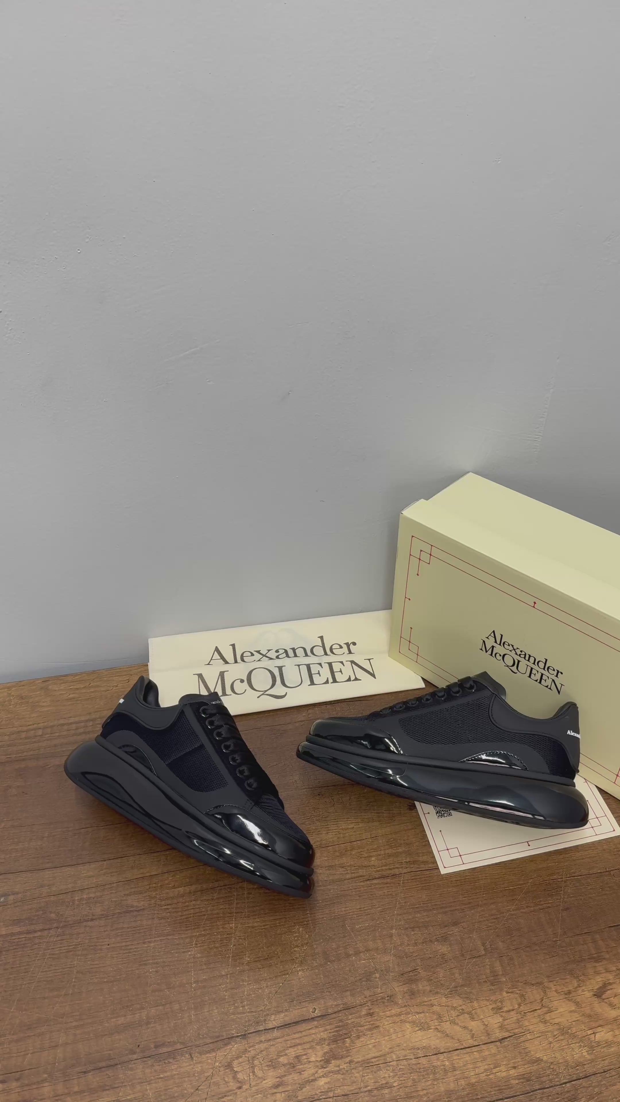 Alex McQ 02 Siyah jel taban ayakkabı