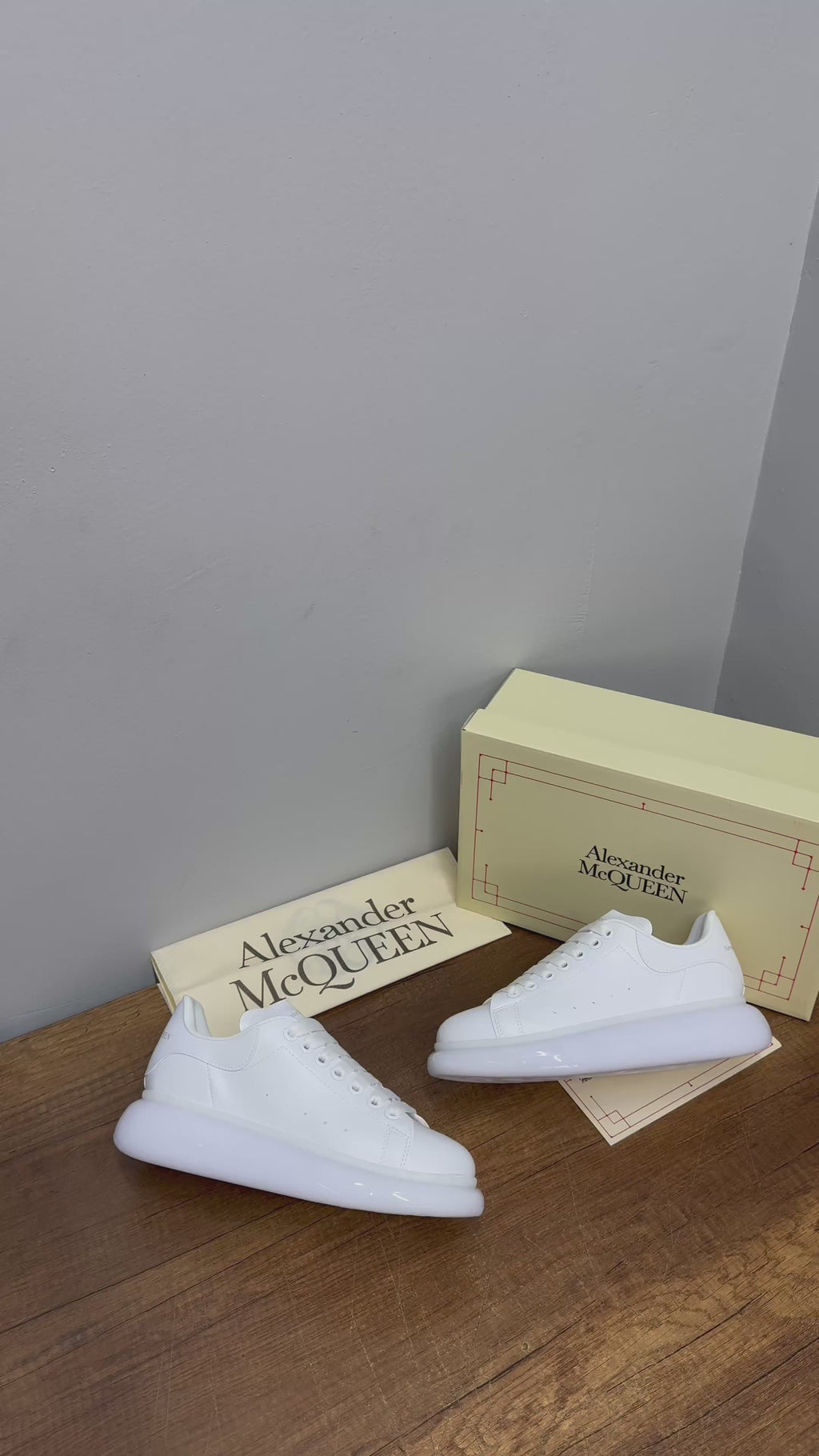 Alex McQ 01 beyaz ayakkabı jel taban